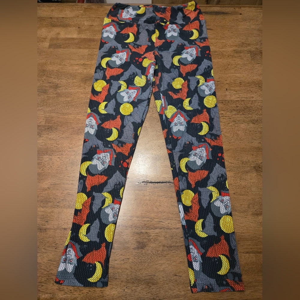 Lularoe Dracula Vampire Bat Halloween Leggings One Size